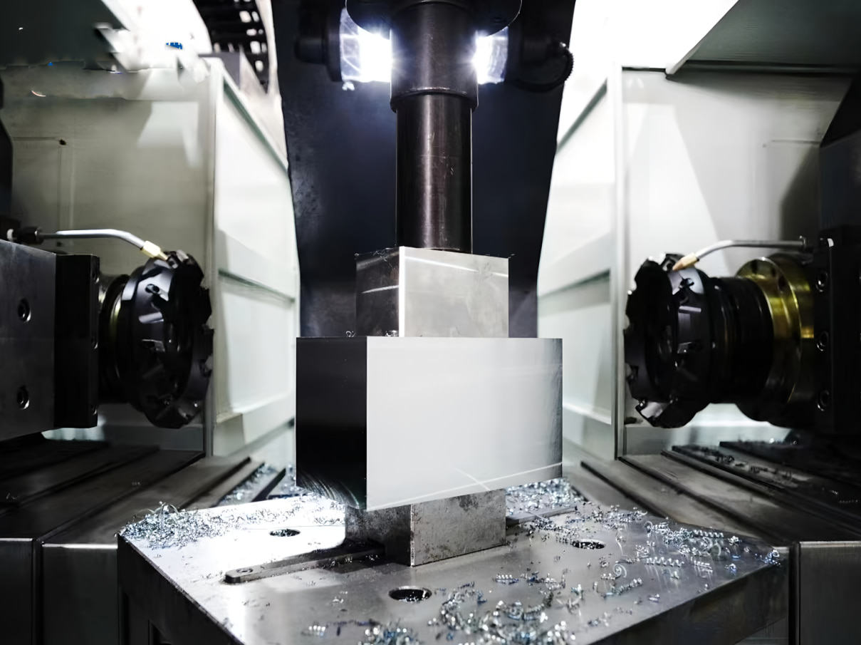 Fraisage CNC robuste pour l&#39;usinage de noyaux de pales